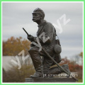 Comemorar a escultura de Bronze soldado decoração vida tamanho